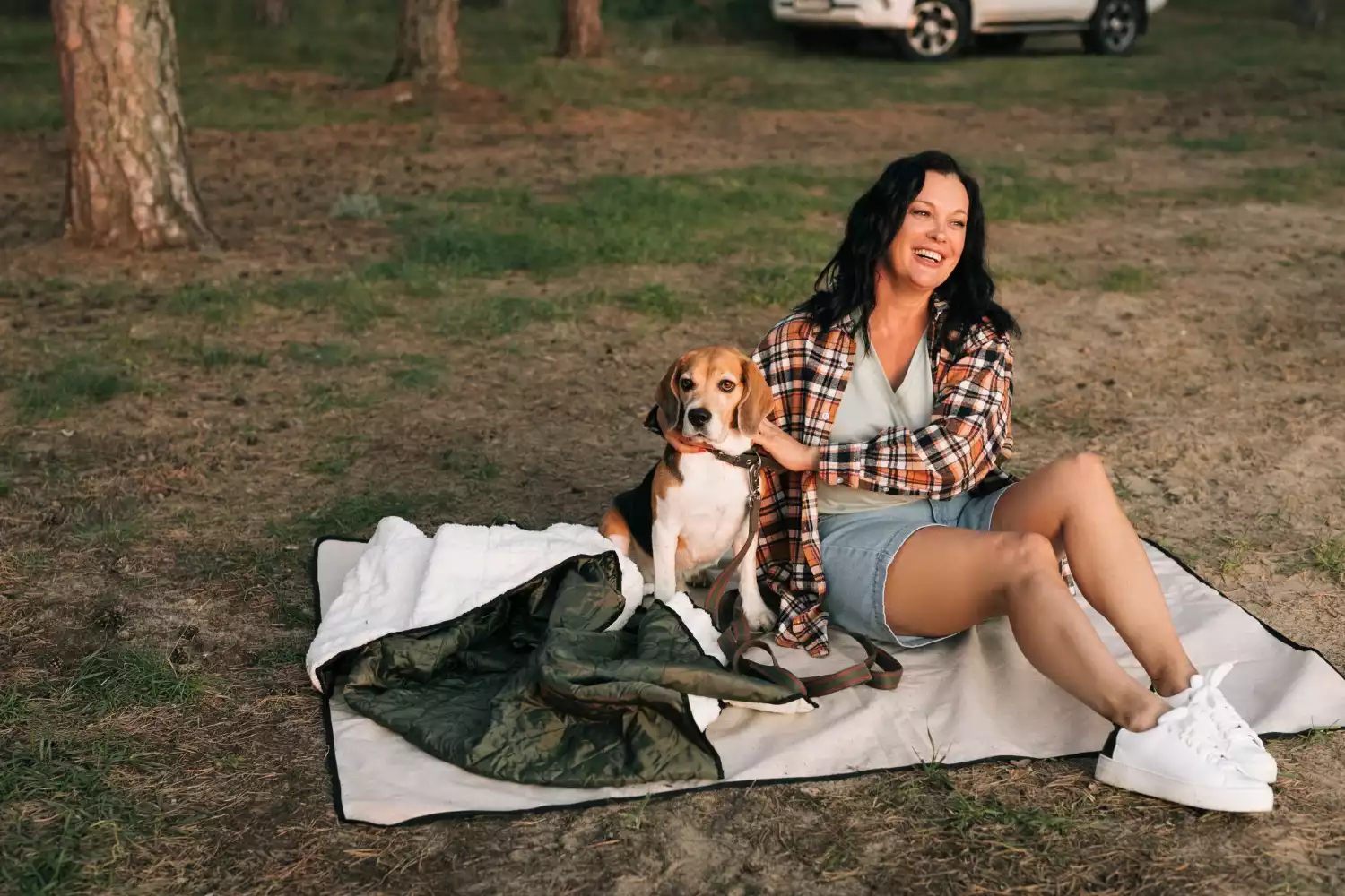 picnic blanket pastel