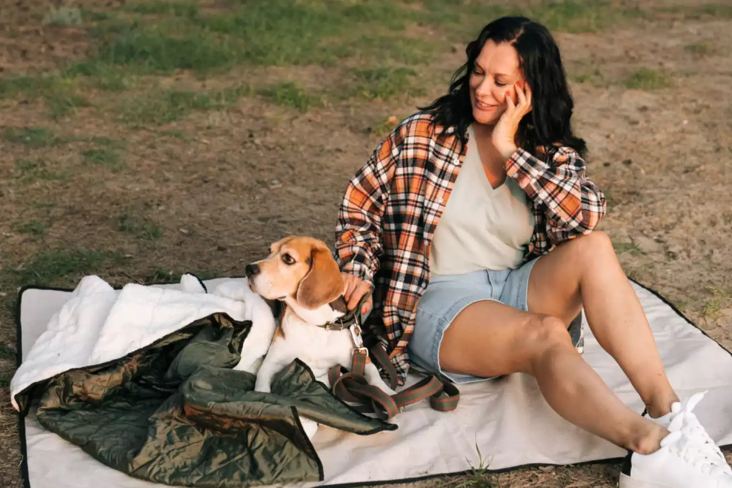 picnic beach blanket